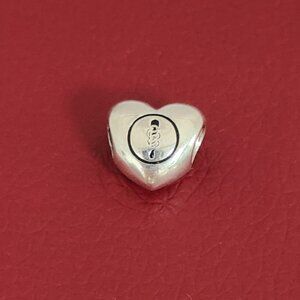 Pandora Odontologia Heart Charm S925 Sterling Silver Bracelet Pendant with box